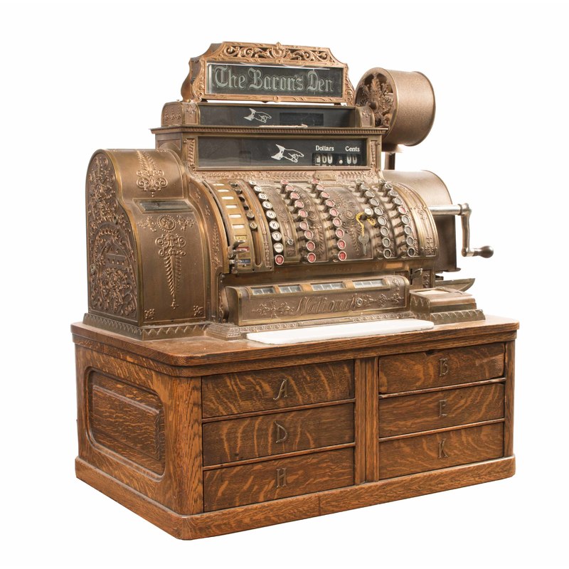 pdf antique national cash register